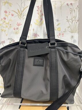 All Stars NBA Charlotte 2019 Men's Black and Dark Gray Duffel Tote Bag